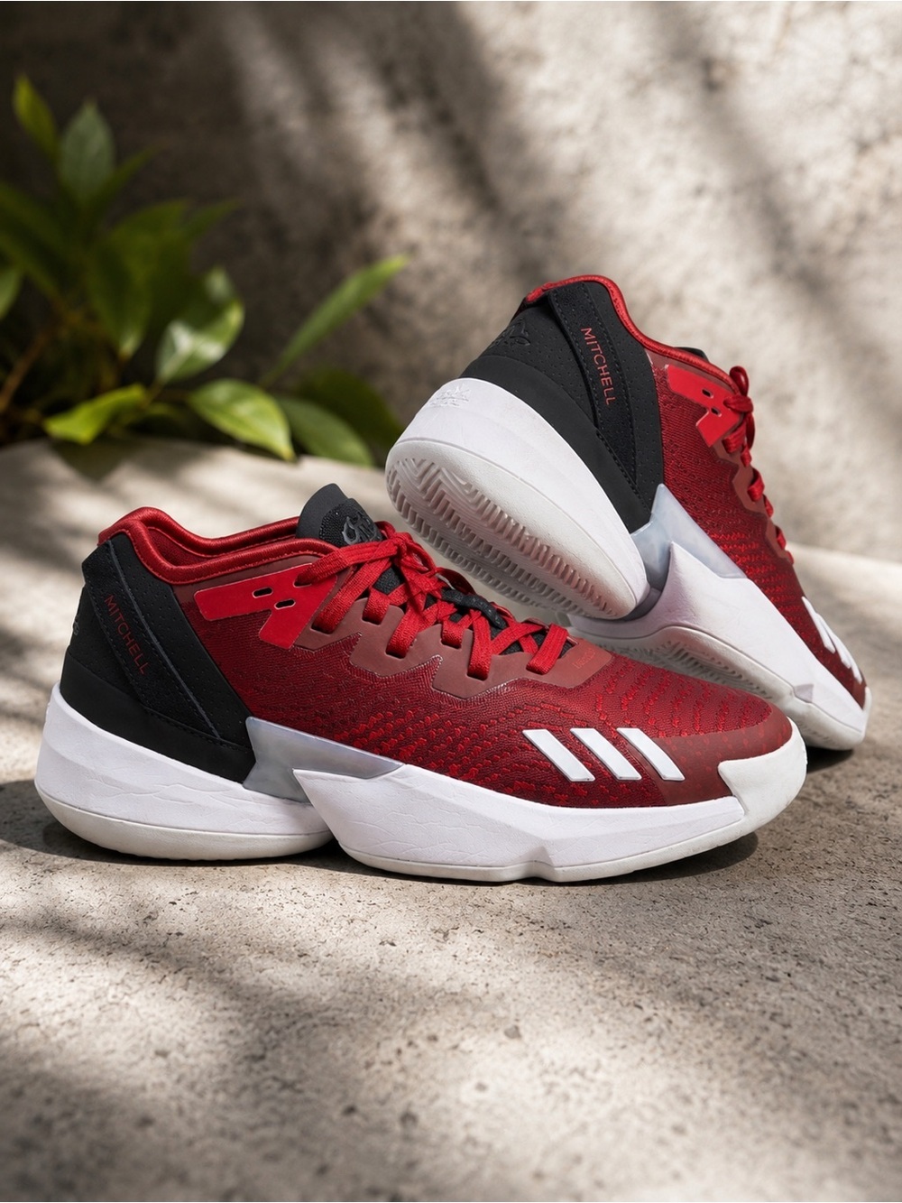 Adidas ‘D.O.N. Issue #4’ Sneakers in “Team Power Red” Men’s Size 10.5